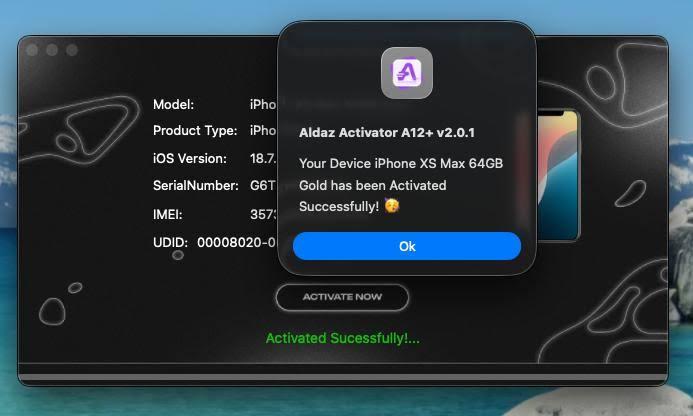@ Aldaz Premium Bypass A12+ MacOS Tool - All Models - iPhone | iPad | CHINA SUPPORTED ✅
